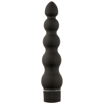 Black Magic 7 inches Ribbed Vibrator