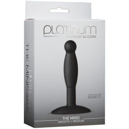 Platinum Premium Silicone The Minis Smooth Medium Black