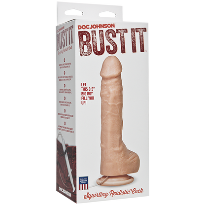 Squirting Realistic Dildo - Beige